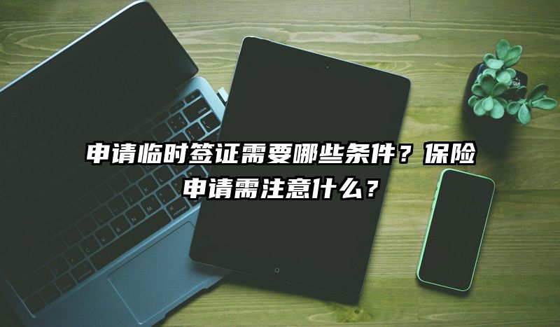 申请临时签证需要哪些条件？保险申请需注意什么？